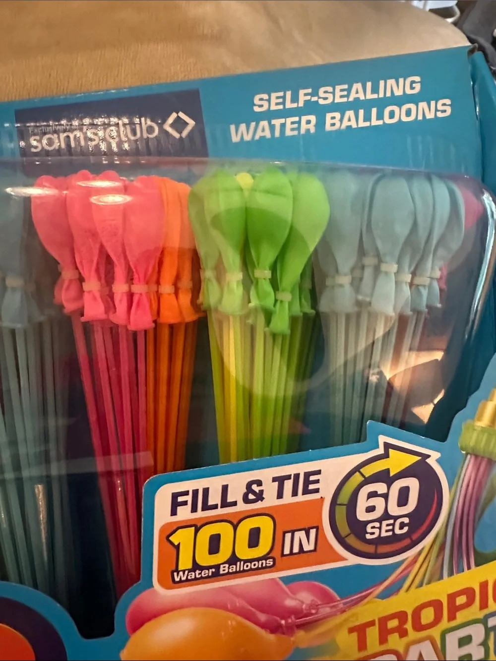 Bunch o balloons adds many outdoor